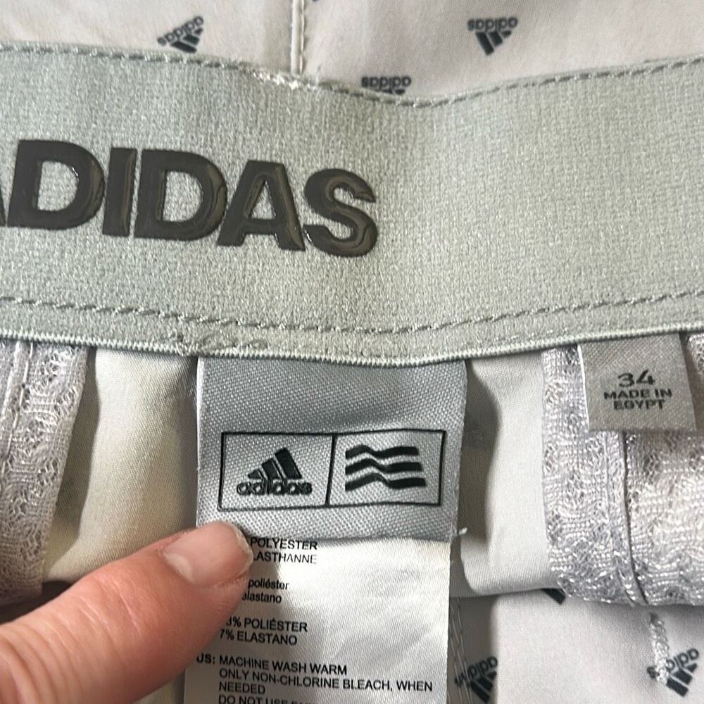 Adidas Golf Ultimate 365 Print All over Print  Shorts Style ADVR0799 Size 34 Gra - Picture 8 of 11